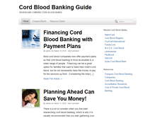 Tablet Screenshot of bankingcordblood.org